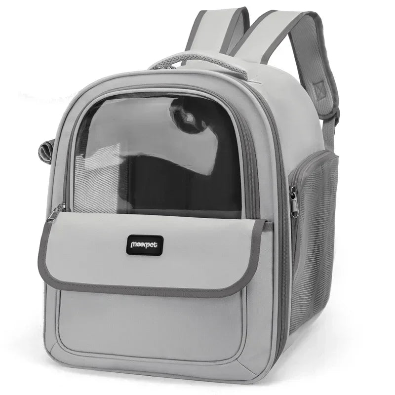 Pet Carrier Backpack, Going Out Large Cat Backpack Transparent Space Capsule Breathable Portable Bag Backpack Cat Dog Supplies