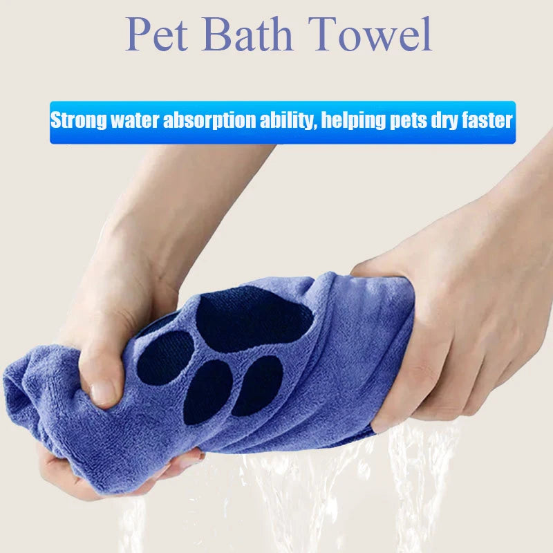 Pet Towels for Drying Dogs,Super Absorbent and Soft Pet Grooming Towel Perfect Dog clean Bath Supplies for Large,Medium or Small