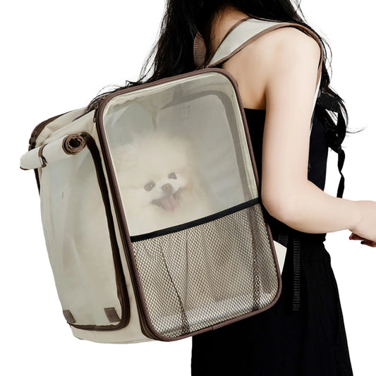 EDENPETZ Cat Dog Backpack Carrier With 10kg Capacity,Car Seat Bag,Comfort Transport Double Shoulder Travel Pet Backpack