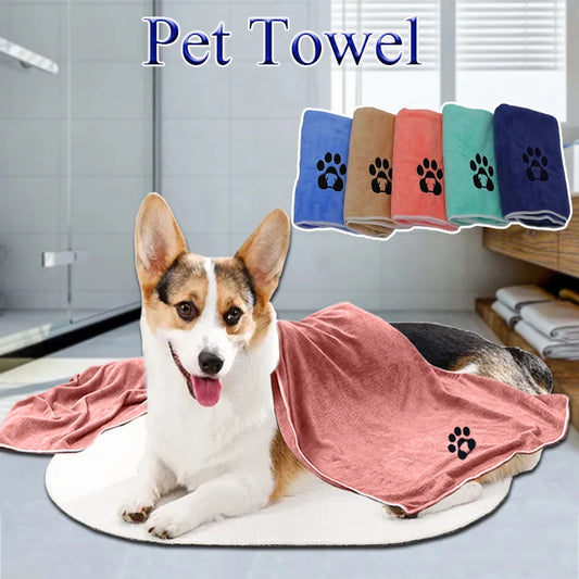 Pet Towels for Drying Dogs,Super Absorbent and Soft Pet Grooming Towel Perfect Dog clean Bath Supplies for Large,Medium or Small